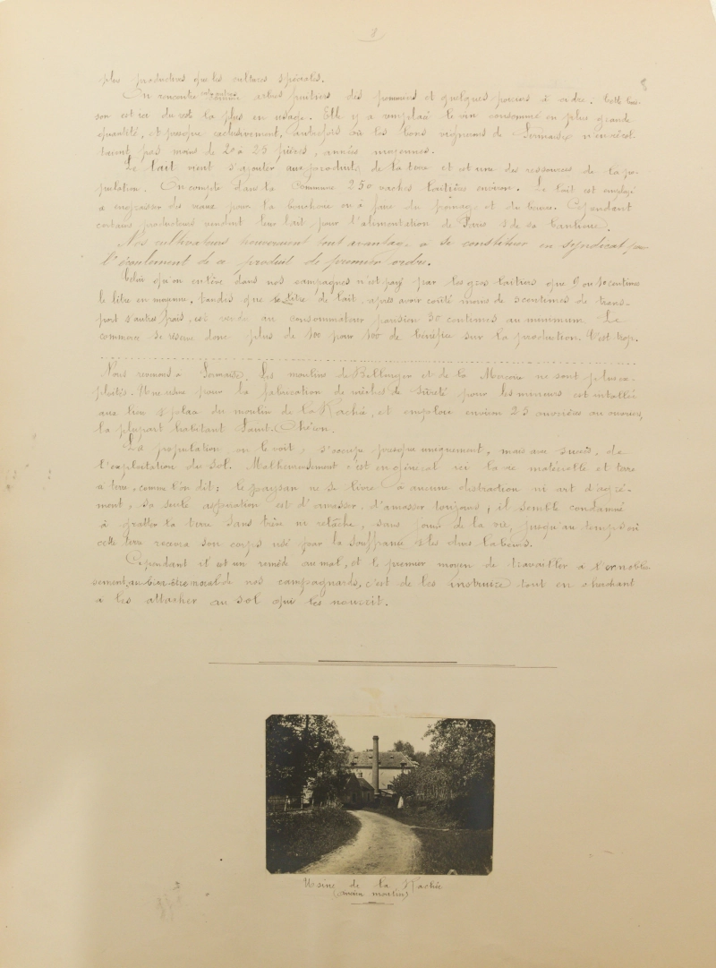 Manuscrit original de Martin Eugène Legrand, feuillet 8/36